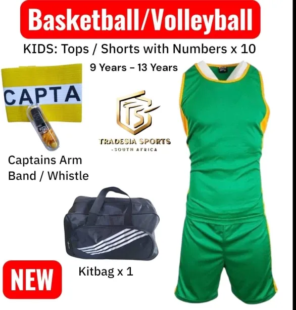 Tradesia Sports Kids 10 Sets-Handball/Volleyball/Basketball/Goalball With Numbers - 9/12 Years Voll…