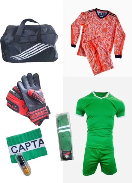 tradesia sports PRU Emerald White Football Kit