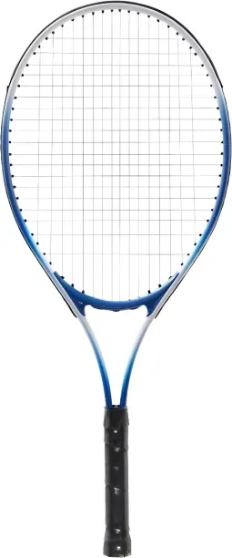 VolaFit Lightweight Aluminum Alloy Tennis Racket for Practice with Soft Grip - Blue Tennis Kit