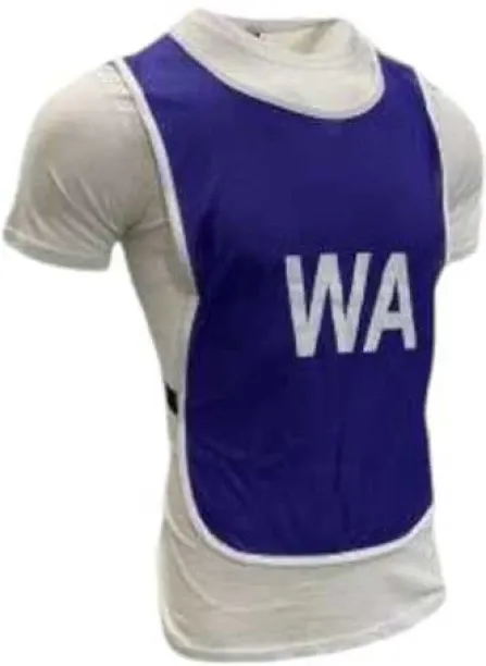 Tradesia Sports Senior Netball Bibs Packs of 7 with Printed Positions Gym & Fitness Kit