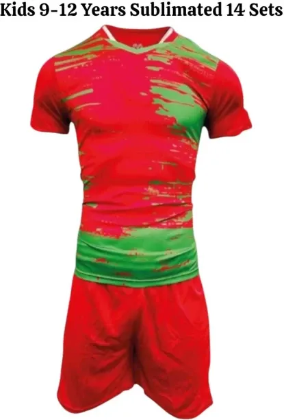 Tradesia Soccer 14 Tops, 14 Shorts - Kids 9/12 Years old Football & Fitness Kit