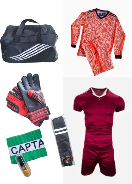 tradesia sports PRU Maroon white Football Kit
