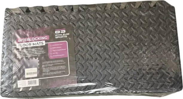 Athleum Sports EVA Interlocking Floor Gym Mats Gym & Fitness Kit