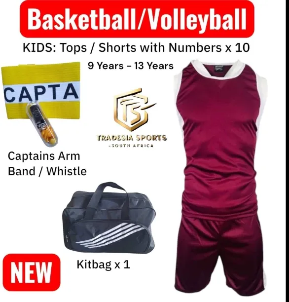 Tradesia Sports Kids 10 Sets-Handball/Volleyball/Basketball/Goalball With Numbers - 9/12 Years Voll…