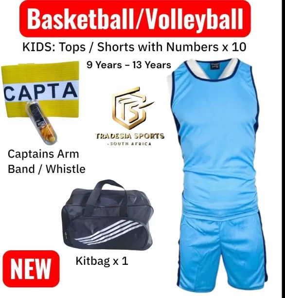 Tradesia Sports Kids 10 Sets-Handball/Volleyball/Basketball/Goalball With Numbers - 9/12 Years Voll…
