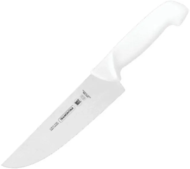 Tramontina 1 Piece Stainless Steel Chefs Butcher Knife - White