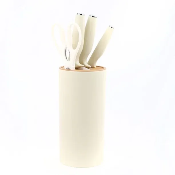 No Brand 4 Piece Stainless Steel Multipurpose Knife set with Holder