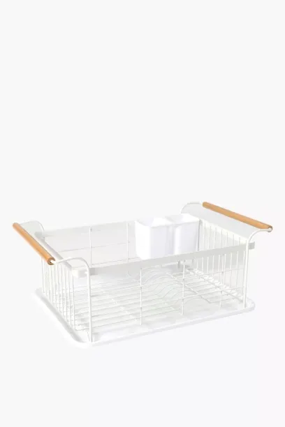 Unique Dish Rack with Tray Steel Dish Drying Kitchen Rack