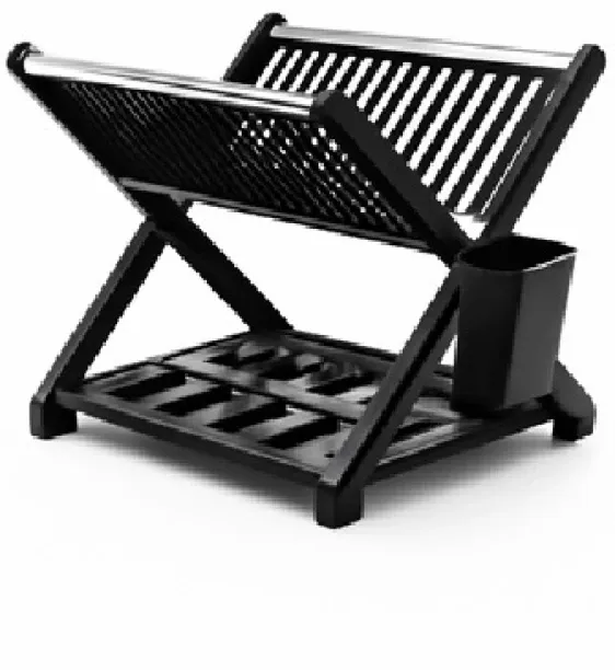 Top sale trader Dish Rack with Stainless Steel Rods-Modern Design for Efficient Dish Drying Steel D…