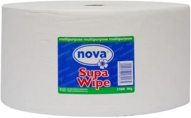 Nova Virgin Supa Wipe Jumbo Rolls
