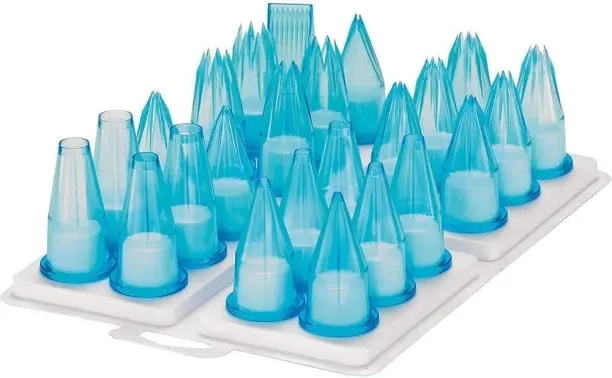 Charms NOZZLE SET POLYCARBONATE ASSORTED – 24 PIECE Silicone Baking Tools Kitchen Tool Set