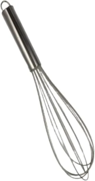 Eotia Eotia 404204 12" Large Pipe Handle Egg Beater Steel Whisk Kitchen Tool Set