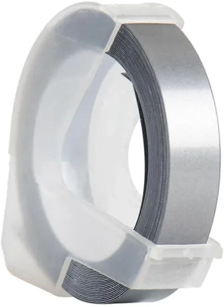 Huanix 3D Plastic Embossing Label Tape Refill for DYMO 12965 1610 Label Maker with 3/8 Inch * 9.8 f…