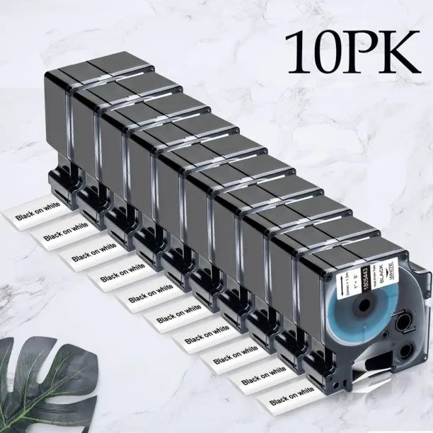 Huanix (10PK 24mm 1805443)Compatible Rhino 4200 5200 Printer Label Maker