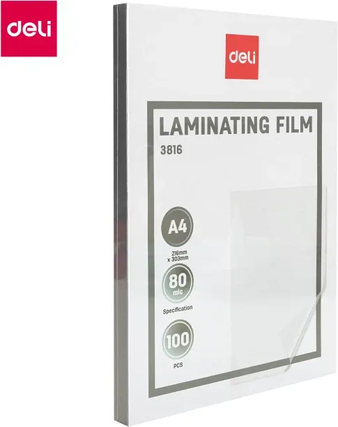 Deli 7505 A4 Laminating Sheet
