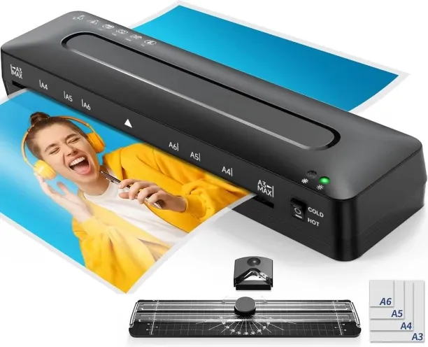 TAOJIANG 13-inch protective film machine, 11x17 type heat and cold film laminator, teacher's all-in…