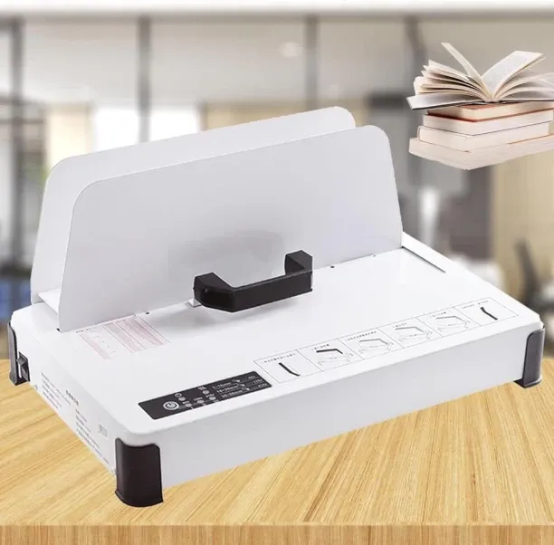 LIUHUI Electric Thermal Binding Machine - Hot Melt Book Binder with 1-50MM Binding Thickness (500 S…