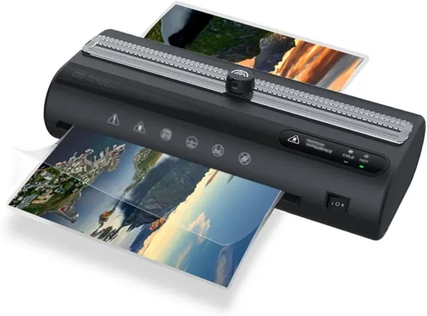 BOWENSTORE Laminator Machine A4 Laminating Machine, Office Desktop Laminate Machine 13 Inch Thermal…