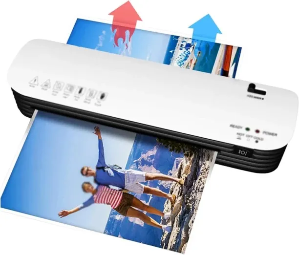 BOWENSTORE Laminator Machine A4 Laminating Machine, Office Desktop Laminate Machine 13 Inch Thermal…