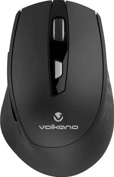 Volkano Chrome Series Wireless Mouse - Black Wireless