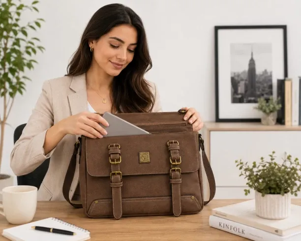 cotton road 18 inch Laptop Messenger Bag