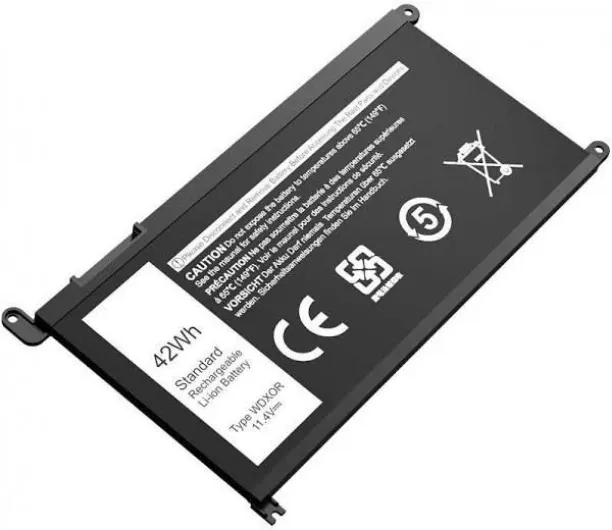 Generic Replacement Laptop Battery for Dell Inspiron WDXOR 11.4V 13 5368 5378 5379 3 Cell Laptop Ba…