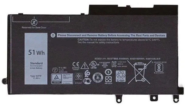 Generic Compatible Replacement Laptop Battery For 5580 93FTF and 5000 Series 4 Cell Laptop Battery