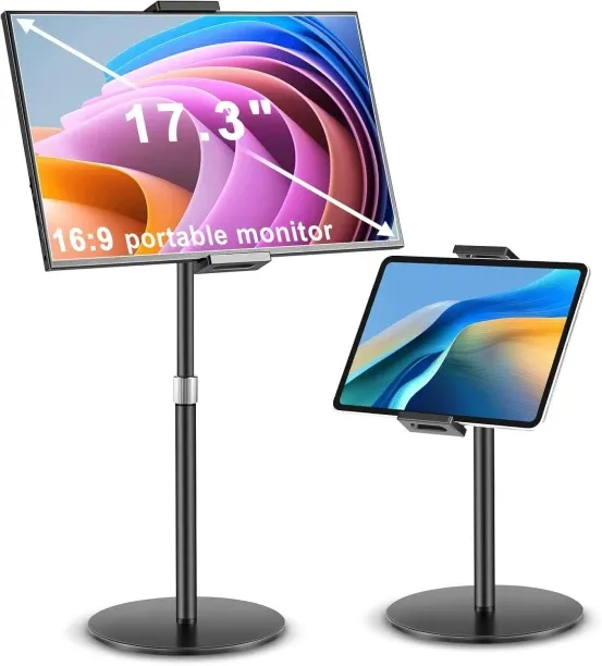 Lasonstiges Tablet Stand Holder for ipad Large,Portable Monitor Stand for Desk 15.6’’,17.3'',Stand …