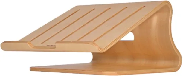 ALANES Wooden Notebook Stand Holder with Air Breathing Slots Laptop Stand