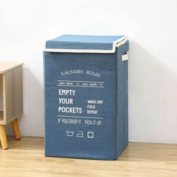 GENERIC 85 L BLUE Laundry Basket