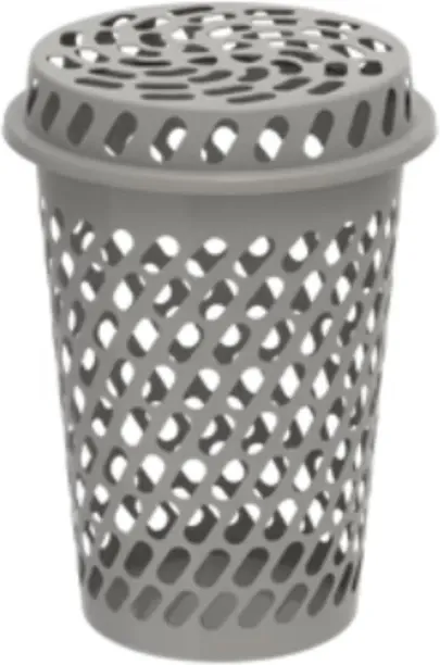 Addis 64 L Grey Laundry Basket