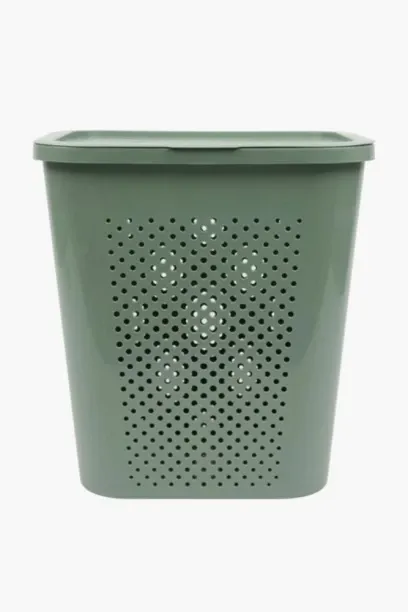 Aura 50 L Green Laundry Basket