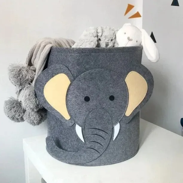 toys 4 L Grey Laundry Basket