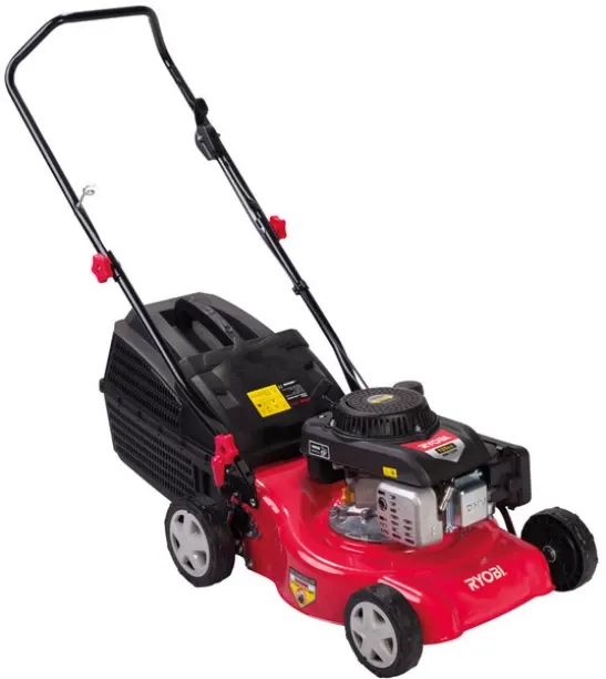 Generic Petrol Lawnmower – 125 cc 4-Stroke Engine, 410 mm Cut and 45 L Catcher with 7-Position Heig…