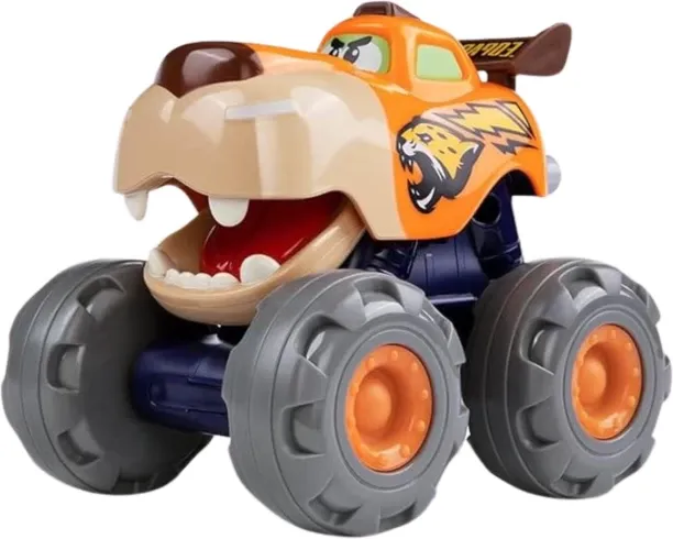 Shopnmore Friction Powered Monster Truck Toy, Push & Go, Toy Cars, Cars for Toddlers