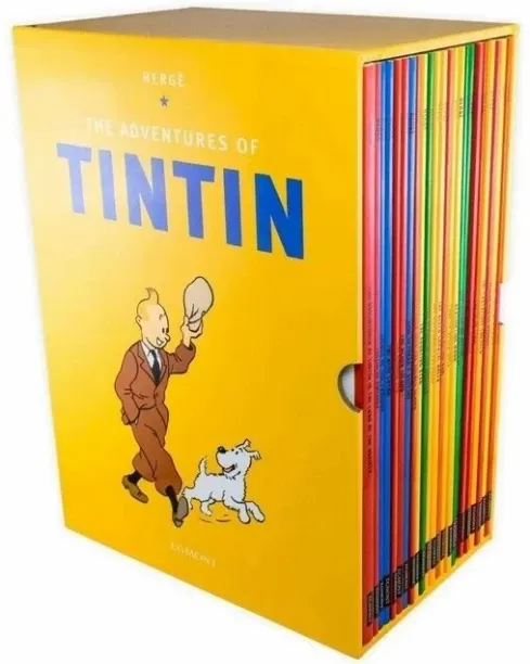 Egmont Tintin Paperback Boxed Set 23 titles Flashcards & Workbooks