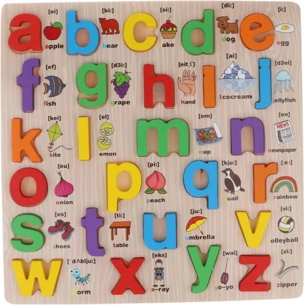 Lifograph Wooden Alphabet Puzzle Alphabets & Language