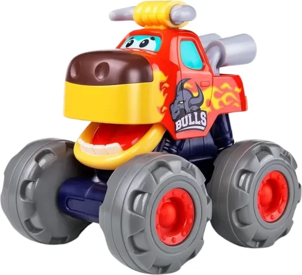 Shopnmore Friction Powered Monster Truck Toy, Push & Go, Toy Cars, Cars for Toddlers