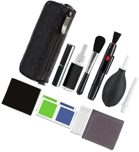 NANSHI SLR Cleaning Kit Black - Lens Swab Set Daily Use Cleaning Brush