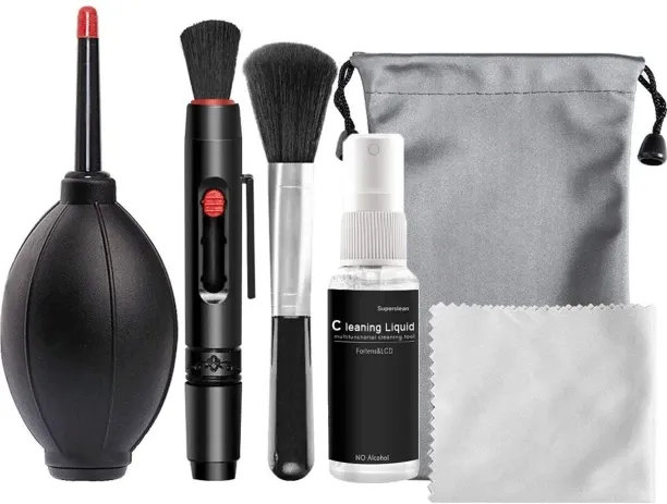 Generic 6-in-1 Professional Camera Lens Cleaning Kit Pro Dust & Screen Care Set Cleaning Kit