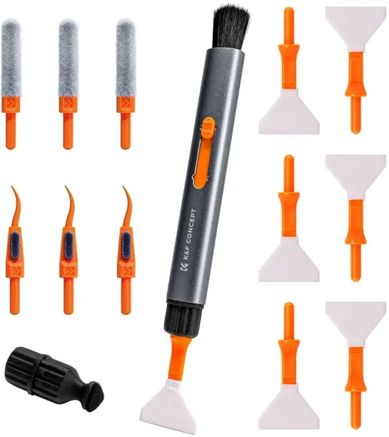 K&F 5-in-1 Electronics Pen with Full Frame Sensor Swabs | SKU.1976 Cleaning Kit