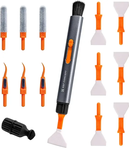 K&F 5-in-1 Electronics Pen with APS-C Sensor Swabs | SKU.1975 Cleaning Kit