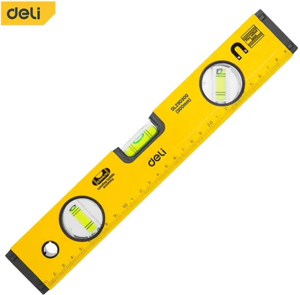 Deli Tools Spirit Levels Magnetic Box Beam Level