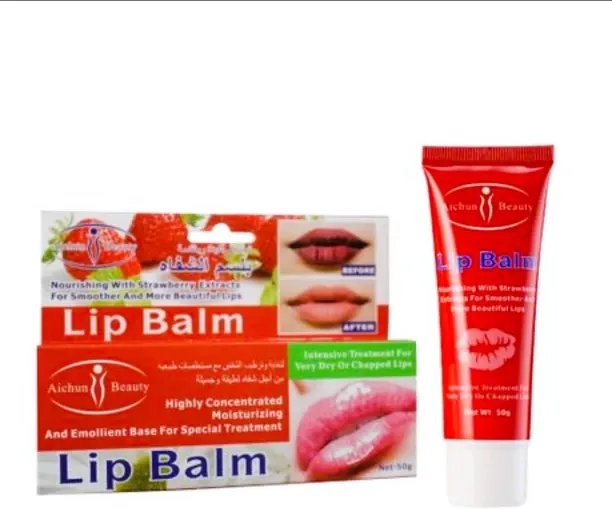 Londies Aichun Beauty Lip Balm – Strawberry Extract (50g) Aichun Beauty Strawberry Lip Balm 50g Str…
