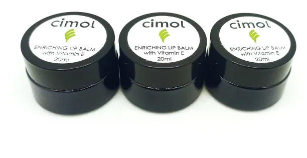 Cimol Enriching Lip Balm with Vitamin E -Infused with Cinnamon Leaf & Geranium EO