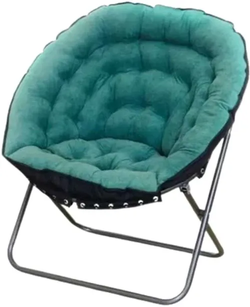Generic FU9051 Foldable Moon Saucer Metal Living Room Chair