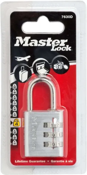 Master Lock Master Aluminium Combi Lock Combination Lock