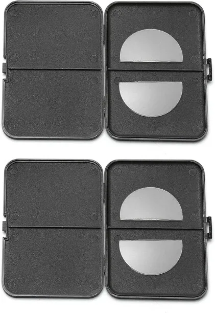 Hi Pansy 2-pack Stick-on Bifocal Lenses Reader, Adhesive Magnifying Reading Lenses for Glasses Gogg…