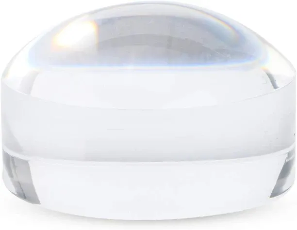 Hi Pansy Magnifier Dome, 8X Optical Acrylic Paperweight Dome Magnifier Loupe Magnifiers Hands Free …