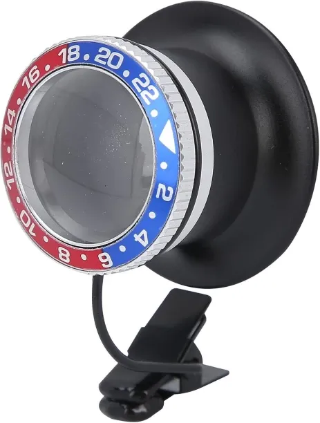 Hi Pansy Loop Magnifier, 10x Jewelers Loupe Magnifiers Aluminum Eye Magnifying Glasses Magnify Loup…